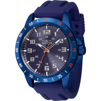 Invicta Men's Watch - Pro Diver Blue Stainless Steel Case Silicone Strap | 40004 ,