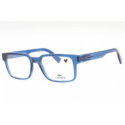 Lacoste Men's Eyeglasses - Blue Plastic Rectangular Shape Full Rim Frame | L2928 400 ,