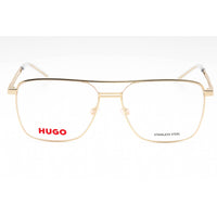 Hugo Men's Eyeglasses - Gold Metal Aviator Shape Full Rim Frame | HG 1145 0J5G 00 ,