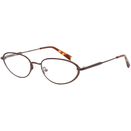 Kendall + Kylie Women's Eyeglasses - Brown Metal Frame Demo Lens | KKO165 VEDA 210 ,