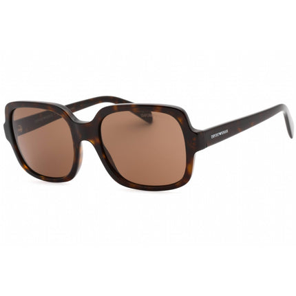 Emporio Armani Women's Sunglasses - Shiny Havana Square Full Rim | 0EA4195 502673 ,