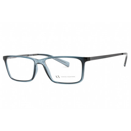 Armani Exchange Men's Eyeglasses - Blue Rectangular Full Rim Frame | 0AX3027 8238 ,