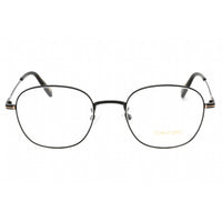 Tom Ford Men's Eyeglasses - Shiny Black Metal Round Full Rim Frame | FT5790-K 001 ,