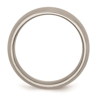 Titanium Grooved 8mm Brushed and Polished Band | TB51 ,