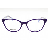 Moschino Love Women's Eyeglasses - Violet Acetate Cat Eye Full Rim Frame | MOL545 B3V ,