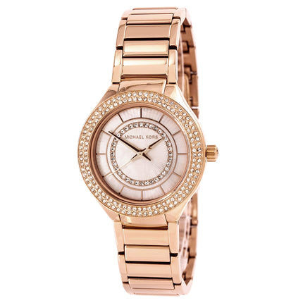 Michael Kors MK3802 Mini Kerry Womens Crystal MOP Dial Watch ,
