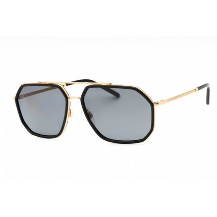 Dolce & Gabbana Men's Sunglasses - Gold Metal Pilot Full Rim Frame | 0DG2285 02/81 ,