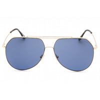 Tom Ford Unisex Sunglasses - Shiny Rose Gold Metal Pilot Shape Frame | FT0926 28V ,