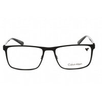 Calvin Klein Unisex Eyeglasses - Matte Black Rectangular Metal Frame | CK20316 001 ,