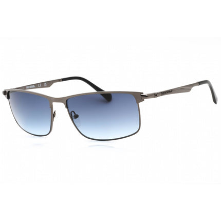 Harley Davidson Men's Sunglasses - Matte Gunmetal Metal Frame Blue Lens | HD0957X 09W ,