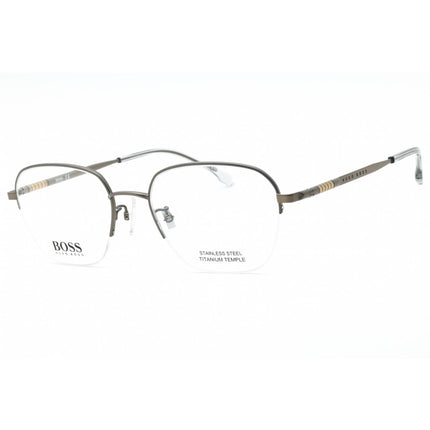 Hugo Boss Men's Eyeglasses - Matte Ruthenium Metal Square Frame | BOSS 1346/F 0R81 00 ,
