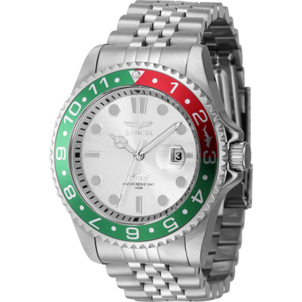 Invicta Men's Watch - Pro Diver Silver Dial Stainless Steel Bracelet Date | 43750 ,