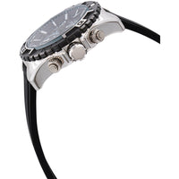 Invicta Men's Watch - Aviator Quartz Chronograph Black Dial Silicone Strap | 37630 ,