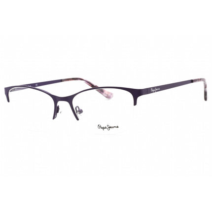 Pepe Jeans Women's Eyeglasses - Purple Metal Cat Eye Frame Clear Demo Lens | PJ1385 C3 ,