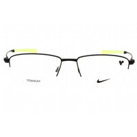 Nike Men's Eyeglasses - Satin Black Titanium Rectangular Frame | NIKE 6045 002 ,
