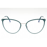 Tom Ford Women's Eyeglasses - Shiny Turquoise Cat Eye Full Rim Frame | FT5840-B 087 ,
