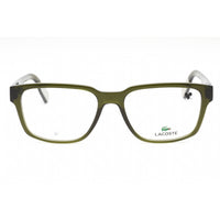 Lacoste Men's Eyeglasses - Khaki Plastic Rectangular Shape Full Rim Frame | L2927 275 ,