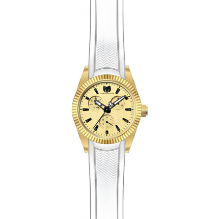 Technomarine Women's Watch - Sea Dream Chronograph Gold Tone Dial Strap | TM-724003 ,