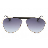 Polaroid Core Unisex Sunglasses - Gold Black Aviator Frame | PLD 6200/S/X 0RHL WJ ,