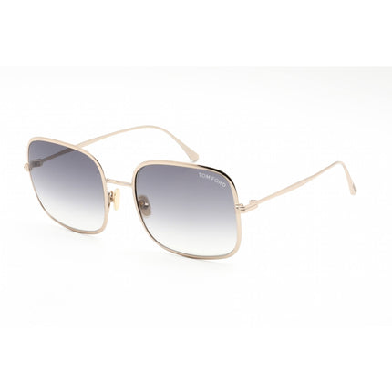 Tom Ford Women's Sunglasses - Shiny Rose Gold Frame Gradient Smoke Lens | FT0865 28B ,