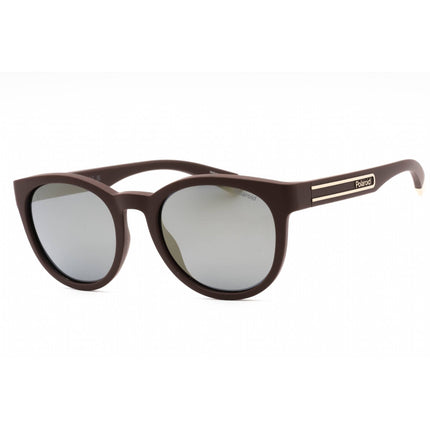 Polaroid Core Unisex Sunglasses - Violet Frame Grey Gold Lens | PLD 2150/S 0B3V LM ,