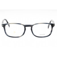 David Beckham Men's Eyeglasses - Grey Horn Rectangular Full Rim | DB 1027 02W8 00 ,