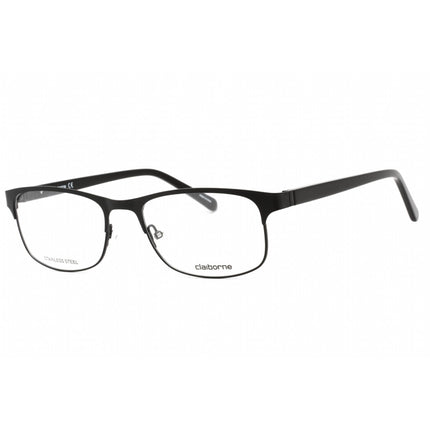 Liz Claiborne Men's Eyeglasses - Matte Black Metal Rectangular Frame | CB 256 003 ,