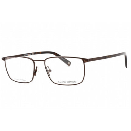 Banana Republic Men's Eyeglasses - Matte Brown Rectangular Frame | BR 103 04IN 00 ,