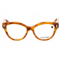 Calvin Klein Women's Eyeglasses - Caramel Havana Acetate Cat Eye Frame | CK23541 263 ,