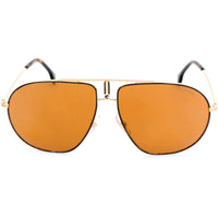 Carrera Unisex Sunglasses - Gold Black Metal Aviator Frame Gold Sp Lens | BOUND RHL ,