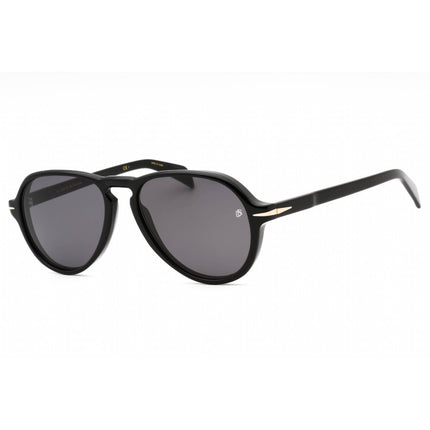 David Beckham Men's Sunglasses - Black Plastic Aviator Full Rim Frame | DB 7079/S 807 ,