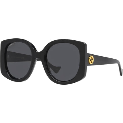 Gucci Women's Sunglasses - Black Oversized Full Rim Plastic Frame | GG1257S 001 ,