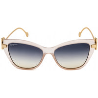 Salvatore Ferragamo Women's Sunglasses - Nude Plastic Cat Eye Shape Frame | SF928S 290 ,