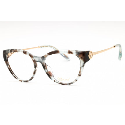Chopard Women's Eyeglasses - Blue Aquamarine Havana Acetate Cat Eye | VCH323S 06WS ,