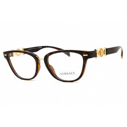 Versace Women's Eyeglasses - Dark Havana Nylon/Metal Cat Eye Frame | 0VE3336U 108 ,