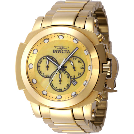Invicta Men's Watch - Coalition Forces Chrono Gunmetal and Gold MOP Dial | 46538 ,
