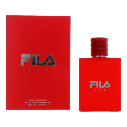 Fila Red by Fila, 3.4 oz Eau De Toilette Spray for Men ,