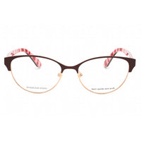 Kate Spade Women's Eyeglasses - Burgundy Metal Cat Eye Shape Frame | EMELYN 0LHF 00 ,
