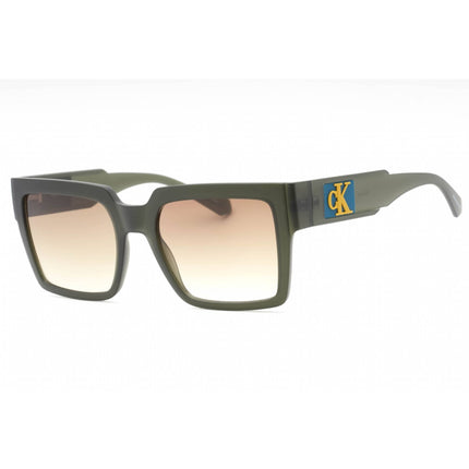 Calvin Klein Jeans Unisex Sunglasses - Khaki Injected Propionate Frame | CKJ23622S 309 ,