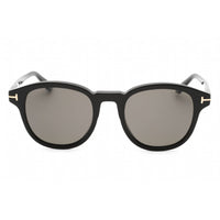 Tom Ford Men's Sunglasses - Shiny Black Plastic Oval Shape Full Rim Frame | FT0752 01D ,