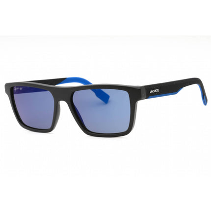 Lacoste Men's Sunglasses - Matte Black/Blue Rectangular Full Rim Frame | L998S 003 ,