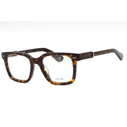 Police Men's Eyeglasses - Dark Tortoise Plastic Square Full Rim Frame | VPLG80 0722 ,