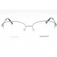 Adensco Women's Eyeglasses - Matte Blue Metal Cat Eye Half Rim Frame | AD 252 0FLL 00 ,
