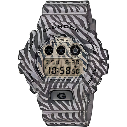 Casio Men's Watch - G-Shock Grey Digital Dial Resin Strap Chronograph | DW6900ZB-8 ,