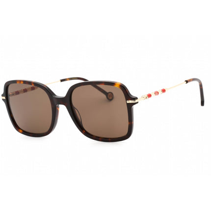 Carolina Herrera Women's Sunglasses - Havana Plastic Square Frame | HER 0101/S 0086 70 ,