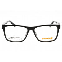 Timberland Men's Eyeglasses - Black Rectangular Acetate Full Rim Frame | TB1759 001 ,