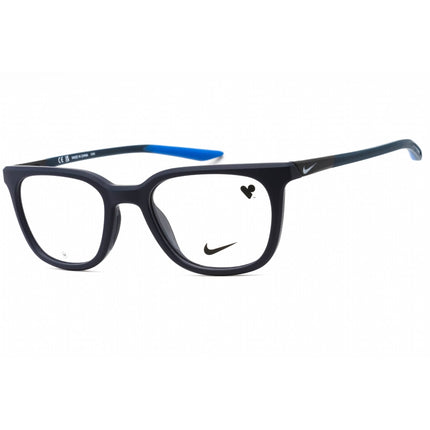 Nike Men's Eyeglasses - Matte Navy Injected Propionate Square Frame | NIKE 7290 410 ,