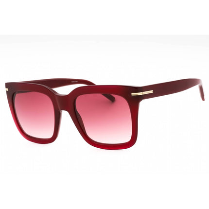 Hugo Boss Women's Sunglasses - Burgundy Plastic Square Frame | BOSS 1656/S 0LHF 3X ,