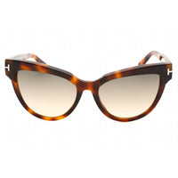 Tom Ford Women's Sunglasses - Coloured Havana Plastic Cat Eye Shape Frame | FT0941 55B ,
