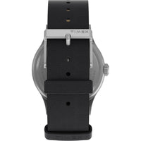 Timex Men's Quartz Watch - Expedition Sierra Black Dial Leather Strap | TW2V07500 ,